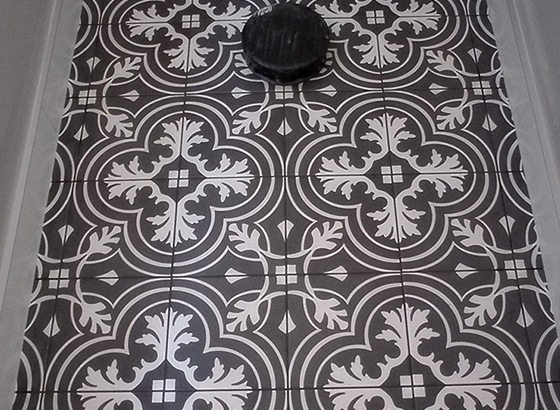 Toilet Floor Pattern Tiles